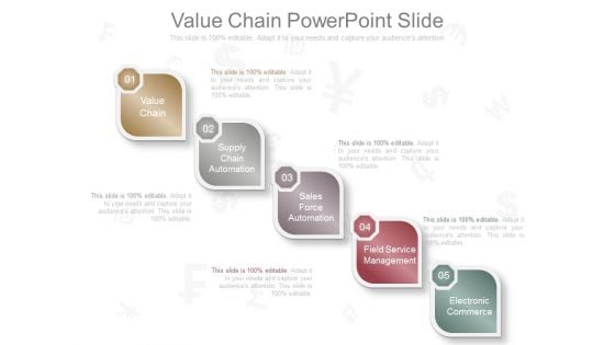 Value Chain Powerpoint Slide