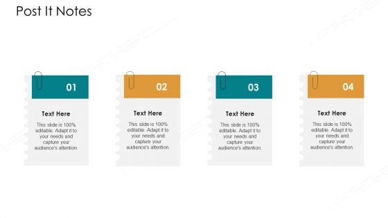 Value Chain Techniques For Performance Assessment Post It Notes Ppt Gallery Professional PDF