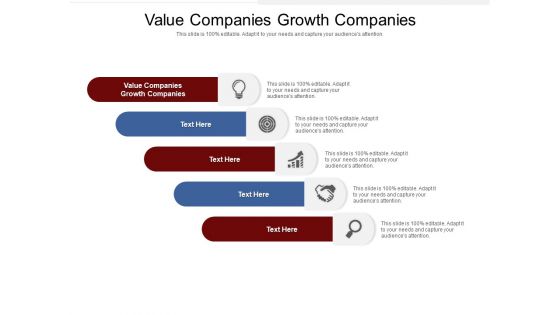 Value Companies Growth Companies Ppt PowerPoint Presentation Infographics Templates Cpb Pdf