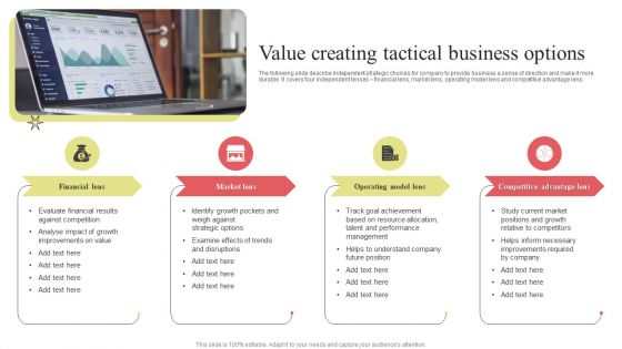 Value Creating Tactical Business Options Rules PDF Value Creating Tactical Business Options Rules PDF