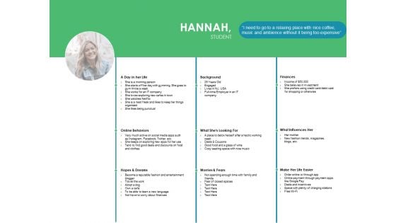 Value Creation Initiatives Hannah Student Ppt Inspiration Backgrounds PDF