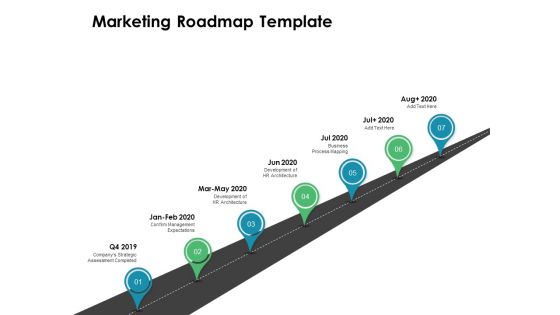 Value Creation Initiatives Marketing Roadmap Ppt Infographic Template Brochure PDF