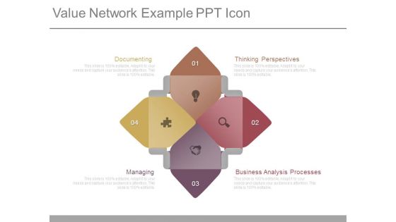 Value Network Example Ppt Icon
