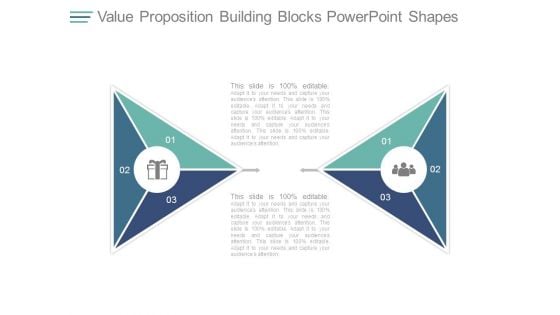 Value Proposition Building Blocks Powerpoint Shapes