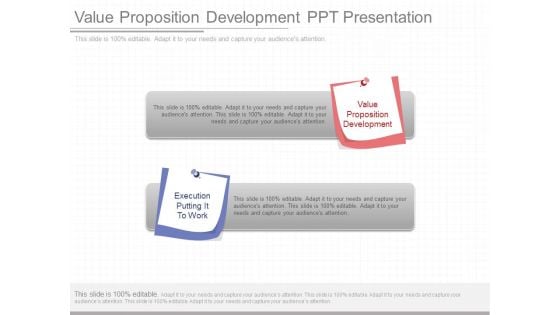 Value Proposition Development Ppt Presentation