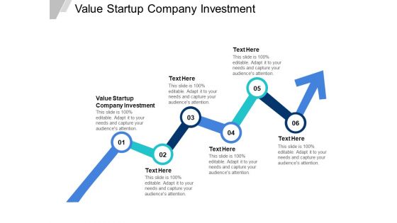 Value Startup Company Investment Ppt PowerPoint Presentation Model Influencers Cpb