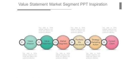 Value Statement Market Segment Ppt Inspiration