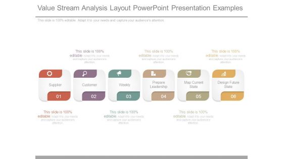Value Stream Analysis Layout Powerpoint Presentation Examples