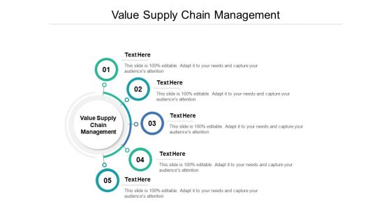 Value Supply Chain Management Ppt PowerPoint Presentation Visual Aids Professional Cpb