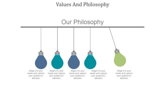 Values And Philosophy Ppt PowerPoint Presentation Styles