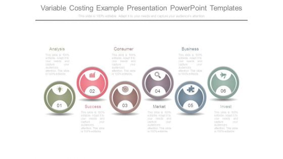 Variable Costing Example Presentation Powerpoint Templates