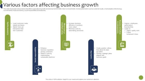 Various Factors Affecting Business Growth Information PDF