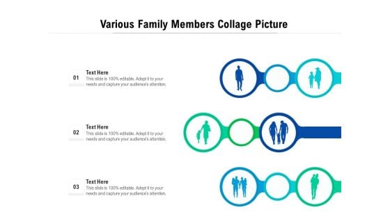 Various Family Members Collage Picture Ppt PowerPoint Presentation Inspiration Clipart Images PDF
