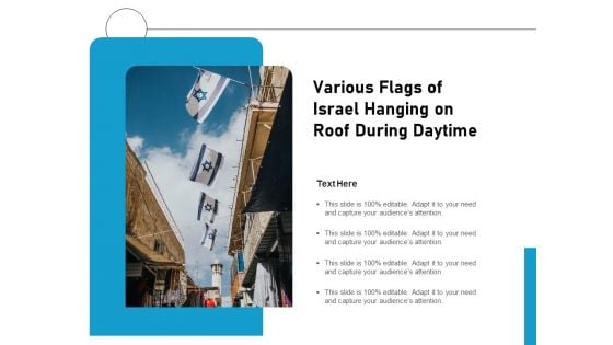Various Flags Of Israel Hanging On Roof During Daytime Ppt PowerPoint Presentation Gallery Aids PDF