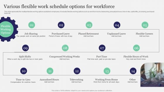 Various Flexible Work Schedule Options For Workforce Information PDF