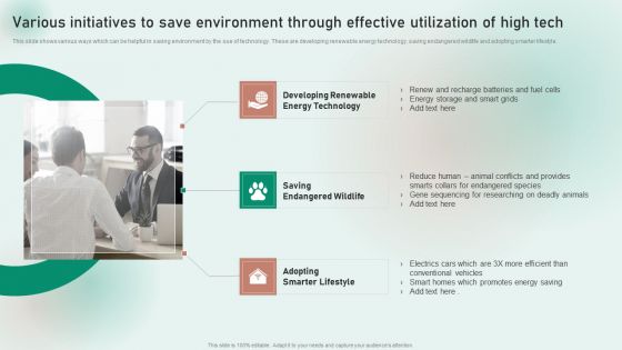 Various Initiatives To Save Environment Through Effective Utilization Of High Tech Rules PDF