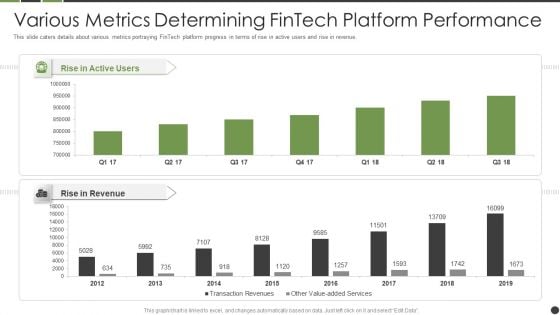 Various Metrics Determining Fintech Platform Performance Brochure PDF