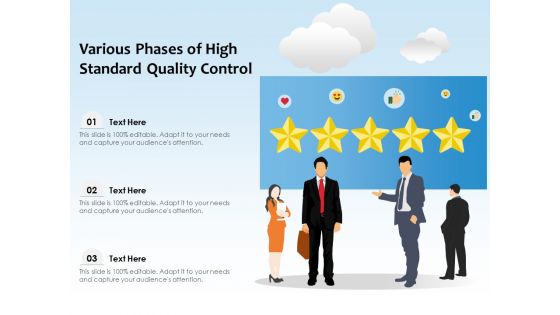 Various Phases Of High Standard Quality Control Ppt PowerPoint Presentation Styles Vector PDF