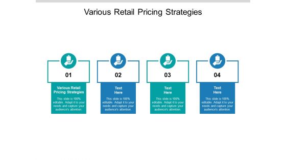 Various Retail Pricing Strategies Ppt PowerPoint Presentation Example Cpb