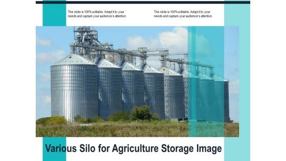 Various Silo For Agriculture Storage Image Ppt PowerPoint Presentation File Demonstration PDF