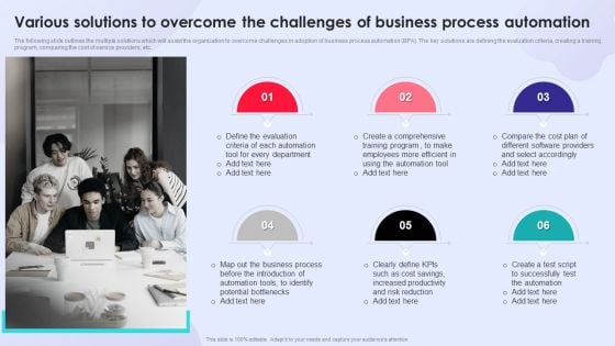 Various Solutions To Overcome The Challenges Of Business Process Automation Formats PDF Various Solutions To Overcome The Challenges Of Business Process Automation Formats PDF
