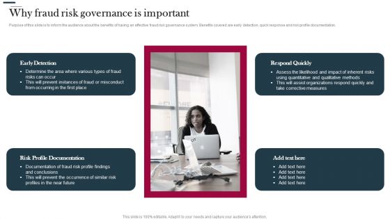 Various Strategies To Prevent Business Why Fraud Risk Governance Is Important Pictures PDF