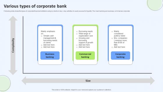 Various Types Of Corporate Bank Structure PDF