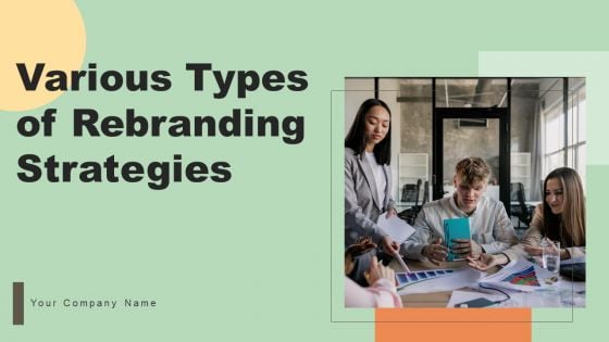 Various Types Of Rebranding Strategies Ppt PowerPoint Presentation Complete Deck With Slides