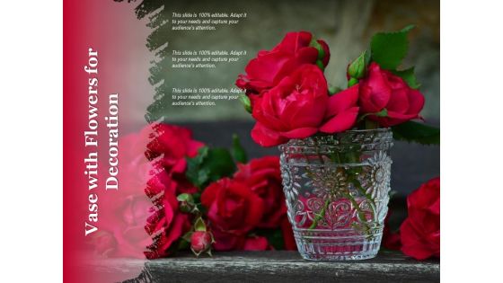 Vase With Flowers For Decoration Ppt PowerPoint Presentation Inspiration Graphics Download PDF