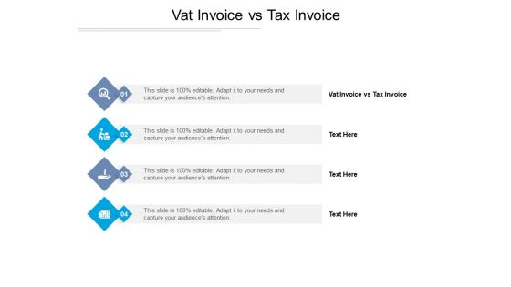 Vat Invoice Vs Tax Invoice Ppt PowerPoint Presentation Outline Infographics Cpb Pdf