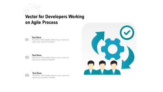 Vector For Developers Working On Agile Process Ppt PowerPoint Presentation Outline Inspiration PDF