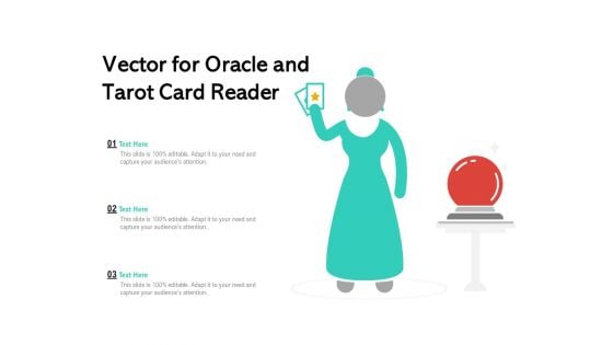 Vector For Oracle And Tarot Card Reader Ppt PowerPoint Presentation File Graphics PDF