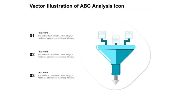 Vector Illustration Of ABC Analysis Icon Ppt PowerPoint Presentation Layouts Layouts PDF