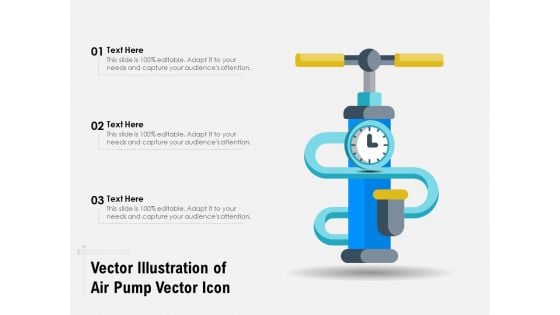 Vector Illustration Of Air Pump Vector Icon Ppt PowerPoint Presentation Pictures Slide Download PDF