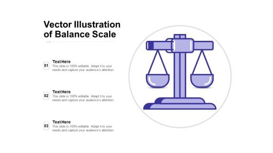 Vector Illustration Of Balance Scale Ppt PowerPoint Presentation Gallery Influencers PDF