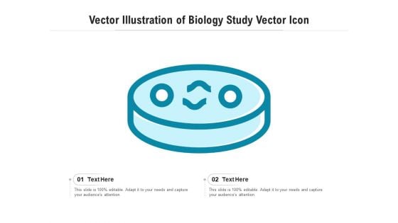 Vector Illustration Of Biology Study Vector Icon Ppt PowerPoint Presentation File Layout PDF