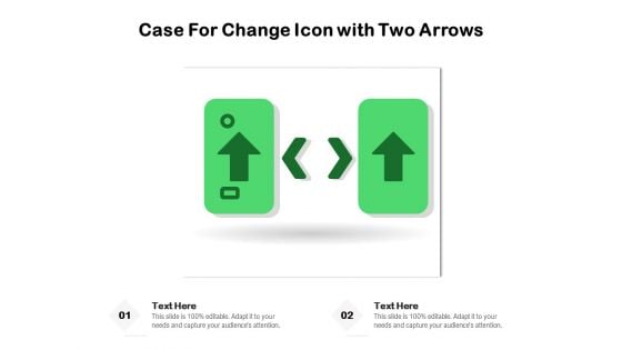 Vector Illustration Of Case For Change Icon Ppt PowerPoint Presentation Gallery Slides PDF