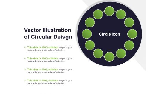 Vector Illustration Of Circular Deisgn Ppt PowerPoint Presentation File Visual Aids PDF