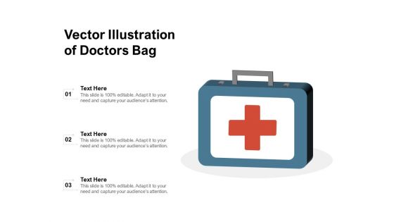 Vector Illustration Of Doctors Bag Ppt PowerPoint Presentation File Template PDF