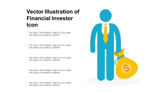 Vector Illustration Of Financial Investor Icon Ppt PowerPoint Presentation Icon Background Images PDF