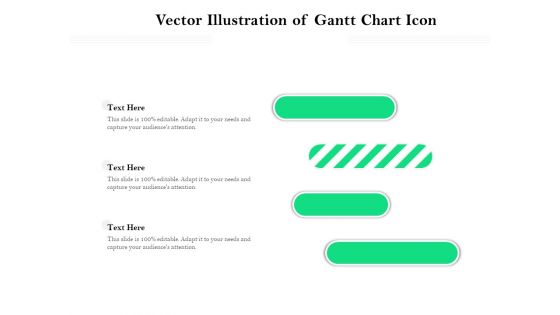 Vector Illustration Of Gantt Chart Icon Ppt PowerPoint Presentation Gallery Summary PDF
