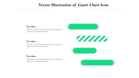 Vector Illustration Of Gantt Chart Icon Ppt PowerPoint Presentation Gallery Summary PDF