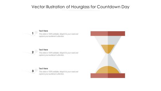 Vector Illustration Of Hourglass For Countdown Day Ppt PowerPoint Presentation Infographics Template PDF