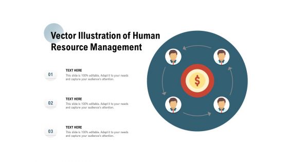 Vector Illustration Of Human Resource Management Ppt PowerPoint Presentation Portfolio Graphics Example