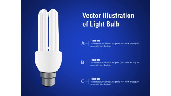 Vector Illustration Of Light Bulb Ppt PowerPoint Presentation Slides