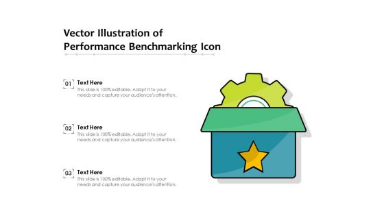 Vector Illustration Of Performance Benchmarking Icon Ppt PowerPoint Presentation Gallery Grid PDF