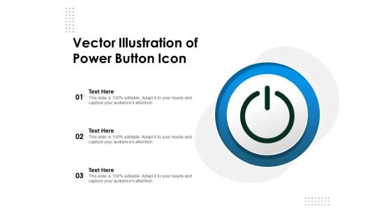 Vector Illustration Of Power Button Icon Ppt PowerPoint Presentation Model Graphics Download PDF