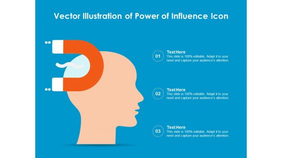 Vector Illustration Of Power Of Influence Icon Ppt PowerPoint Presentation File Pictures PDF