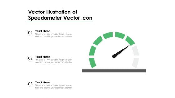 Vector Illustration Of Speedometer Vector Icon Ppt PowerPoint Presentation Ideas Slides PDF