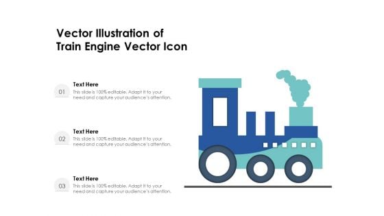 Vector Illustration Of Train Engine Vector Icon Ppt PowerPoint Presentation Infographics Portfolio PDF